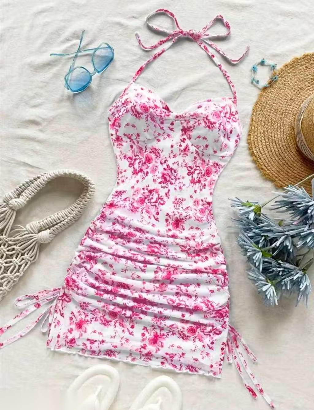 Sleeveless Printed Bodycon Dress