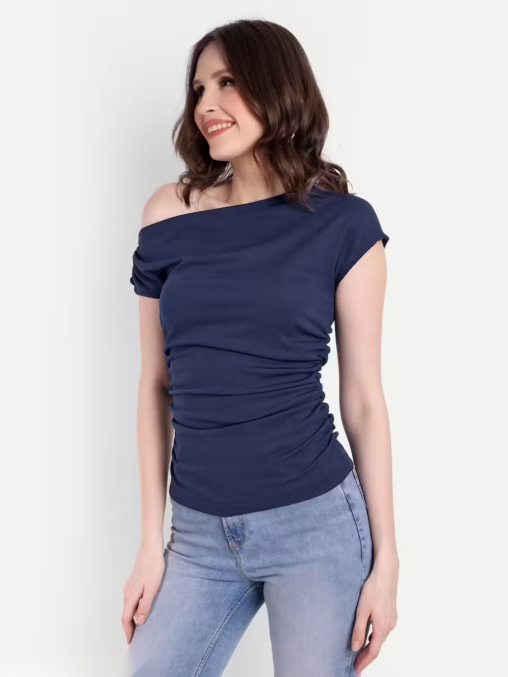 Cloud Muse Gathered Top