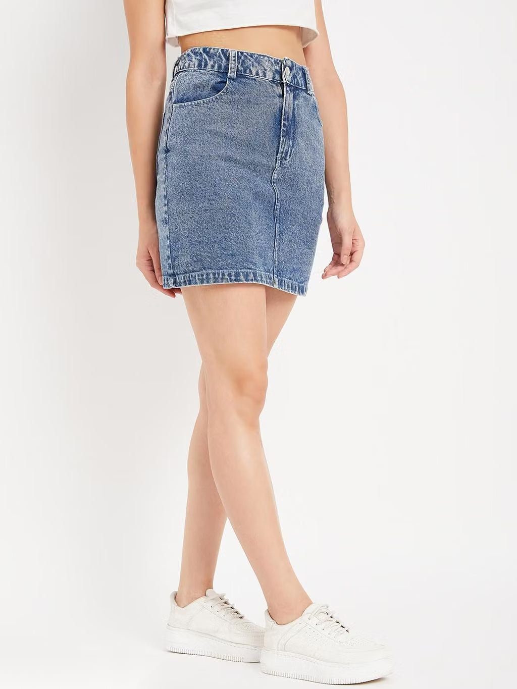 Indigo Muse Denim Mini Skirt