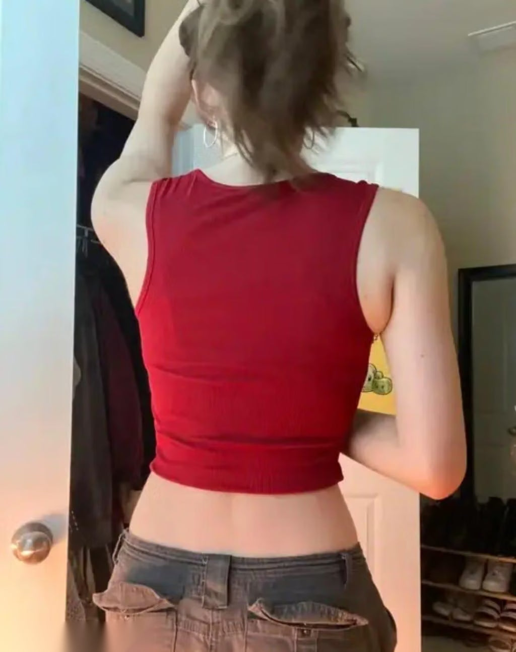 Solid Fitted Crop Top