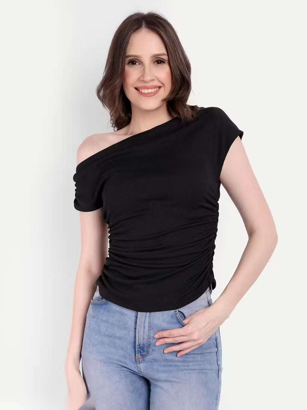 Cloud Muse Gathered Top