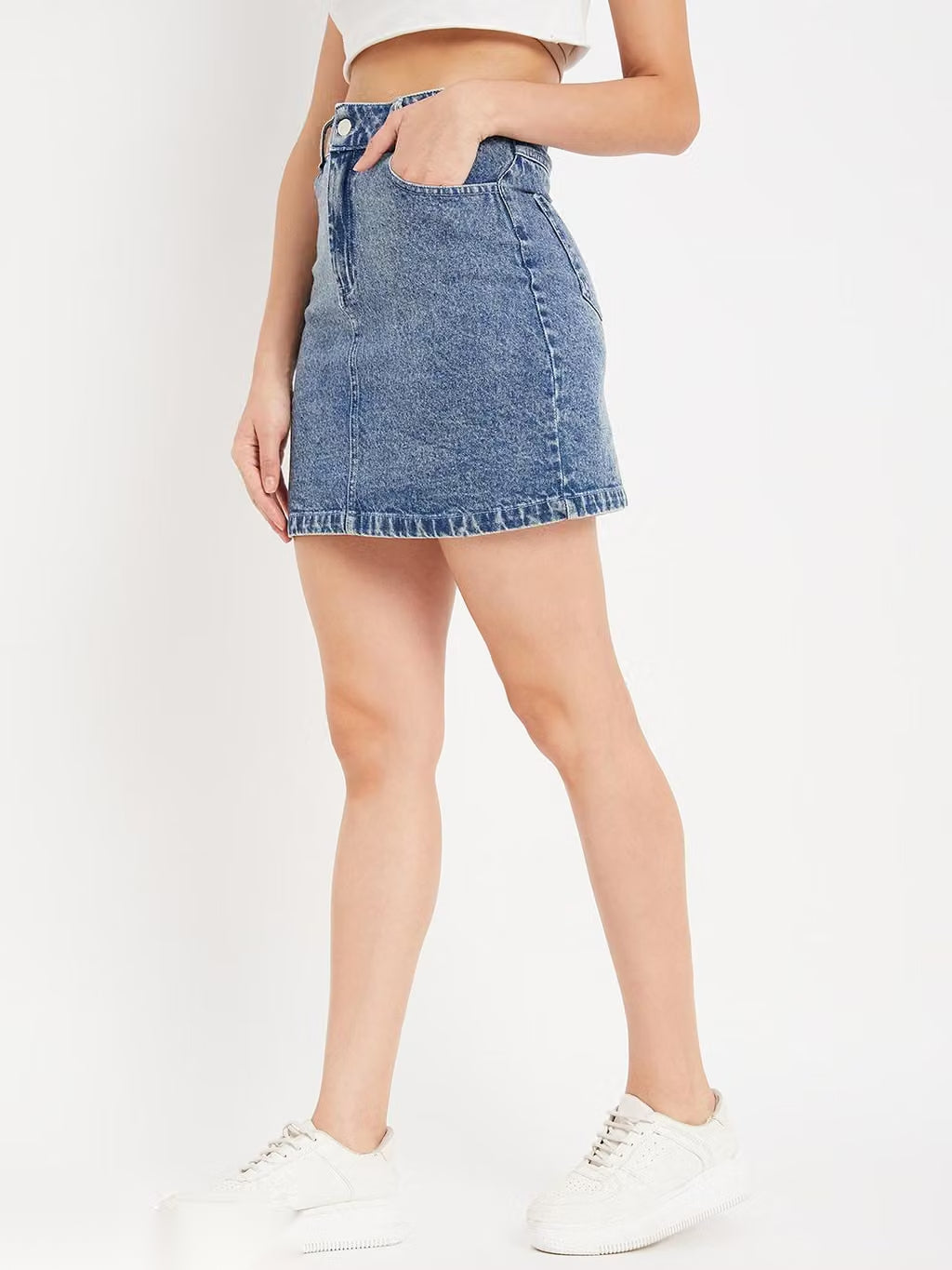 Indigo Muse Denim Mini Skirt