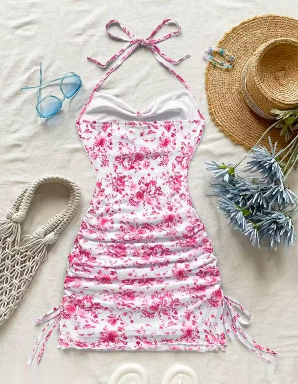 Sleeveless Printed Bodycon Dress