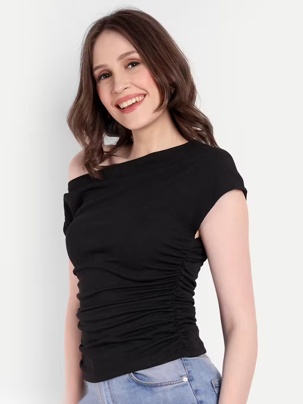 Cloud Muse Gathered Top