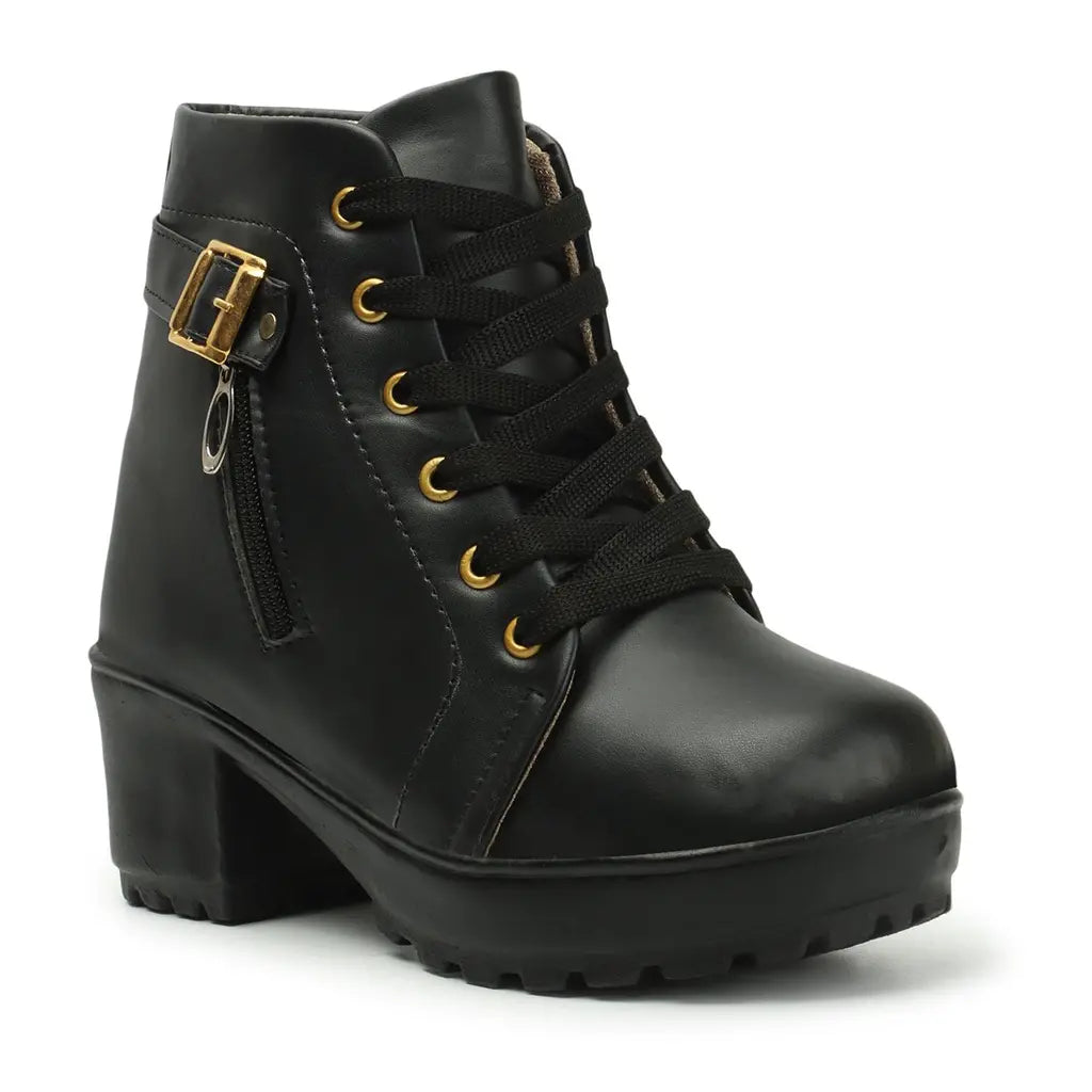 Women's Block Heel Ankle Boots