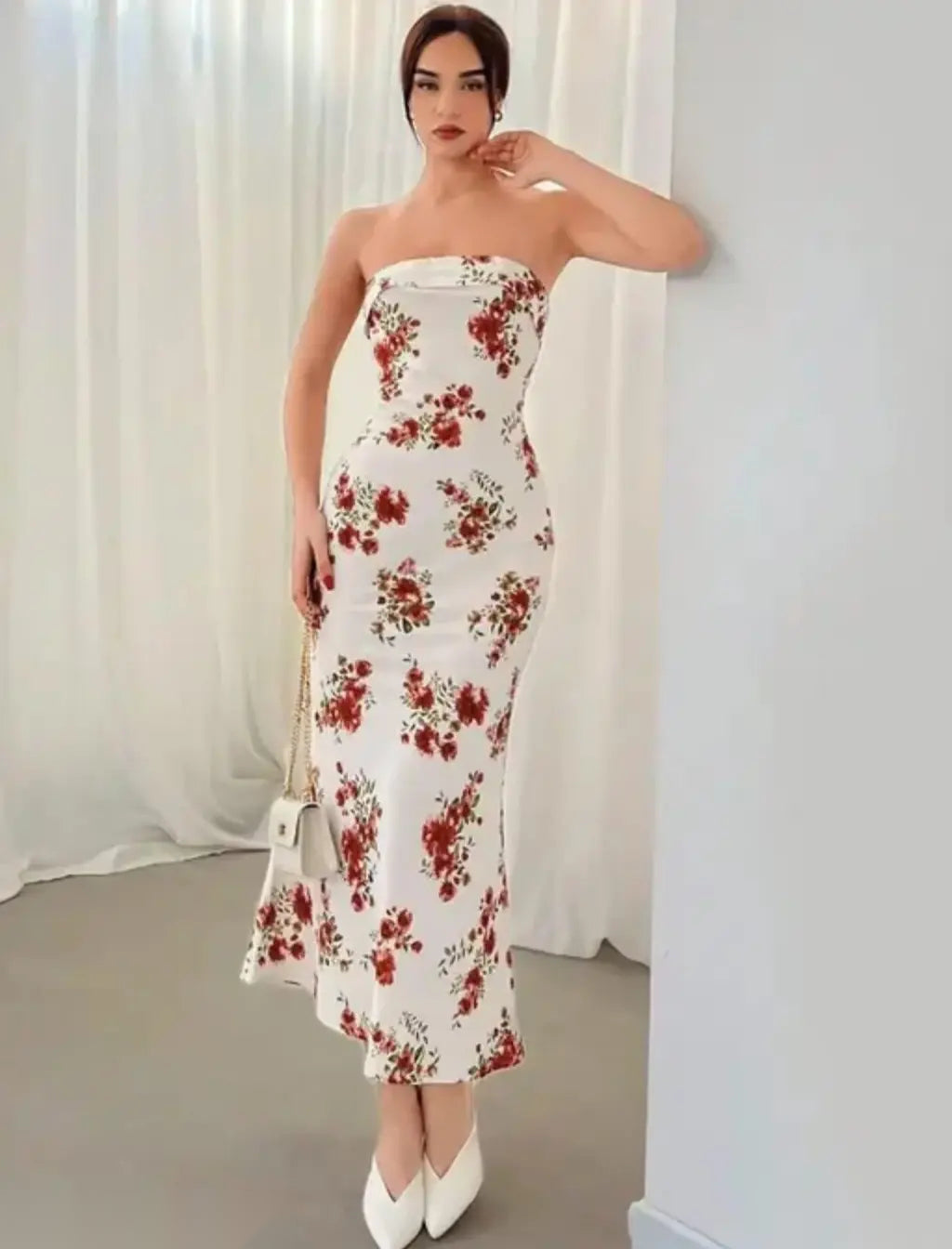 Printed Sleeveless Maxi Dress